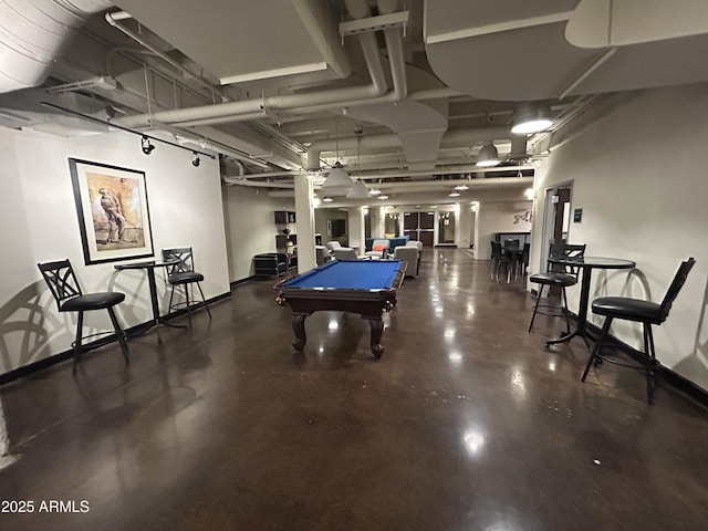 114 W Adams St Unit 302, Phoenix, AZ 85003 - playroom featuring billiards table and finished concrete flooring