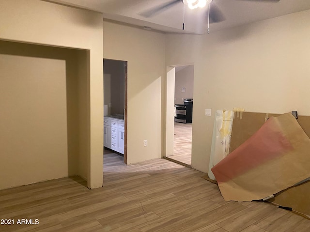 interior space featuring wood-type flooring