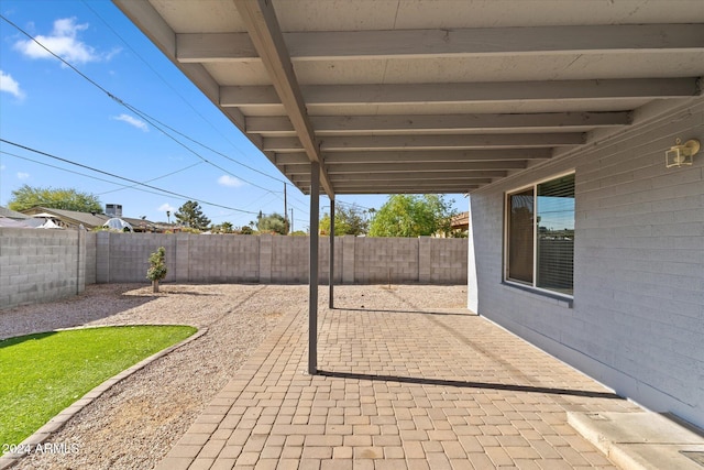 view of patio