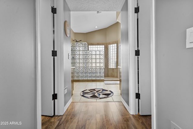 6249 E Camelot Dr, Mesa, AZ 85215 - hall featuring baseboards and wood finished floors