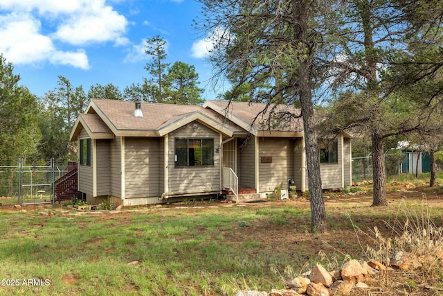 view of ranch-style home