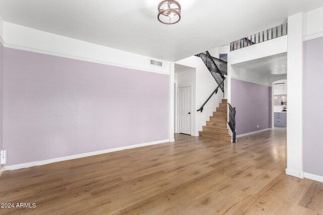 interior space featuring hardwood / wood-style floors