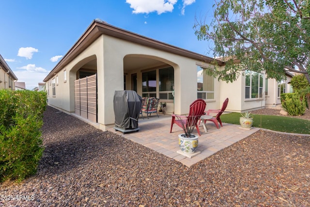 805 E Ln Palta St, Queen Creek, AZ 85140 - back of property with a patio area and stucco siding