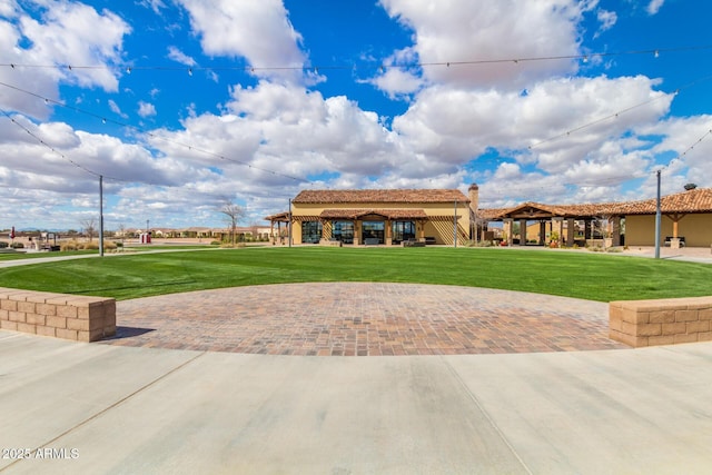 805 E Ln Palta St, Queen Creek, AZ 85140 - view of property's community with a yard and a gazebo
