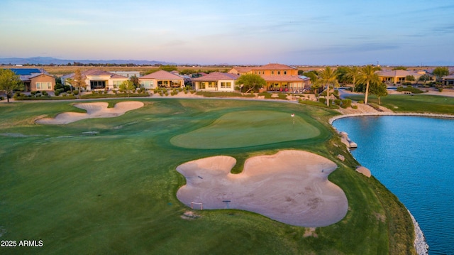 805 E Ln Palta St, Queen Creek, AZ 85140 - surrounding community with view of golf course, a water view, and a residential view