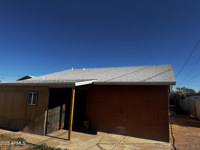 219 W Frye Rd, Chandler, AZ 85225 - back of property featuring a shingled roof and a patio area