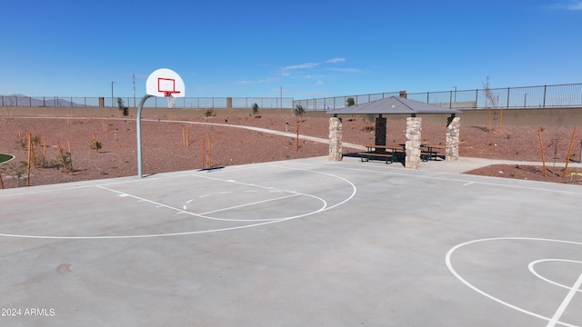 view of sport court