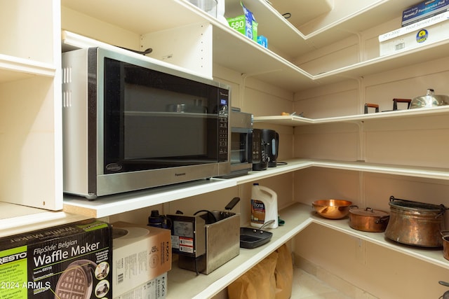 view of pantry