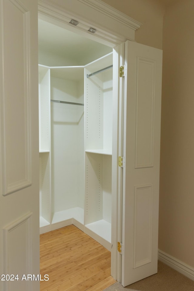 view of closet