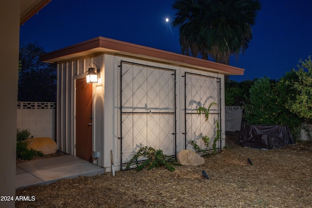 view of outbuilding