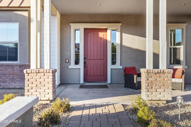 view of entrance to property