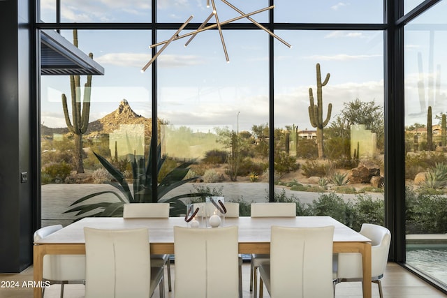 sunroom with a healthy amount of sunlight