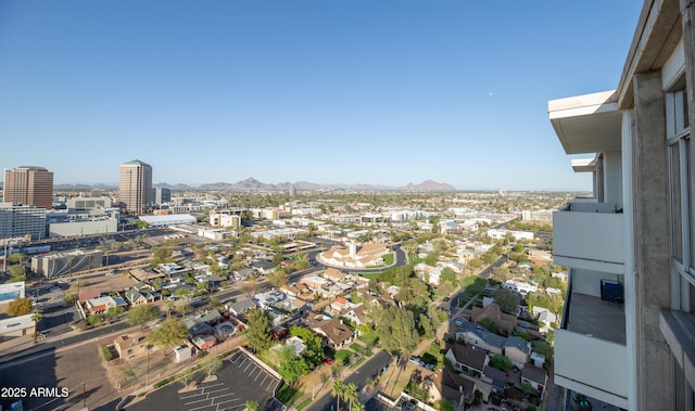 exterior space with a view of city