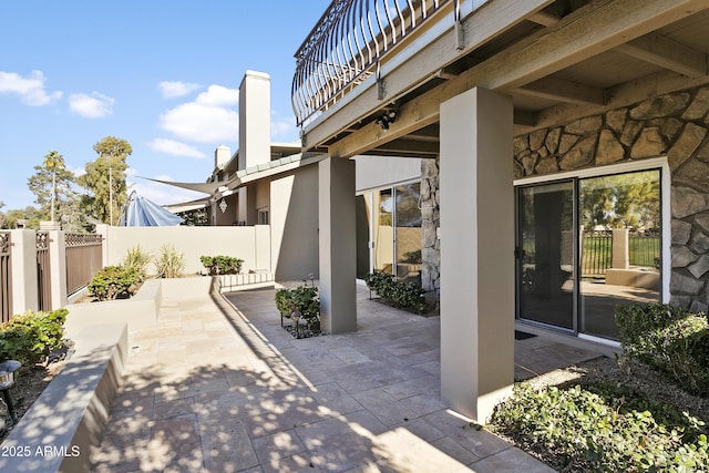 view of patio