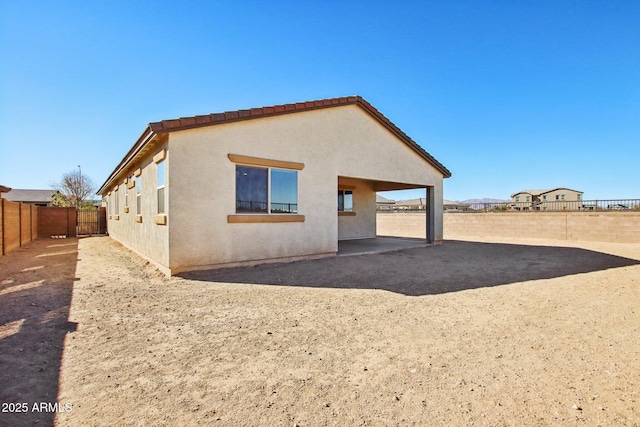 view of back of house