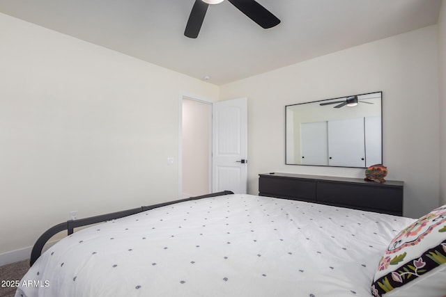 13918 N 78th Ave, Peoria, AZ 85381 - carpeted bedroom with baseboards and a ceiling fan