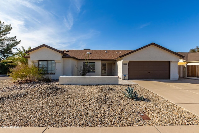 13918 N 78th Ave, Peoria, AZ 85381 - ranch-style home with stucco siding, an attached garage, and concrete driveway