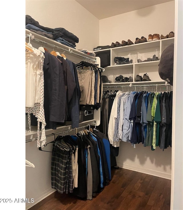 20502 W Ridge Rd, Buckeye, AZ 85396 - walk in closet with wood finished floors