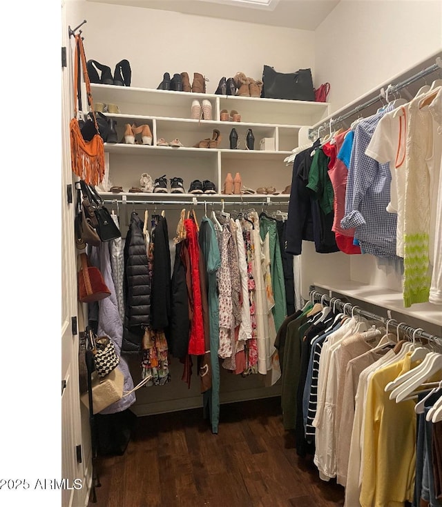 20502 W Ridge Rd, Buckeye, AZ 85396 - spacious closet with wood finished floors