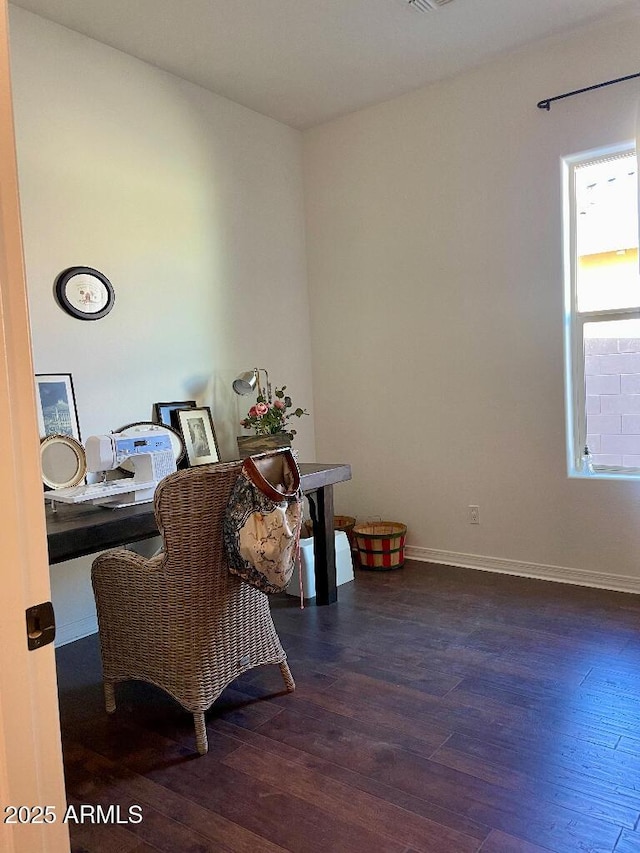 20502 W Ridge Rd, Buckeye, AZ 85396 - home office with wood finished floors and baseboards