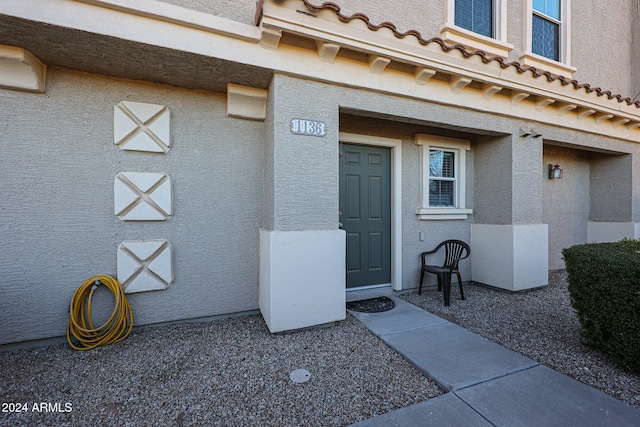 view of property entrance