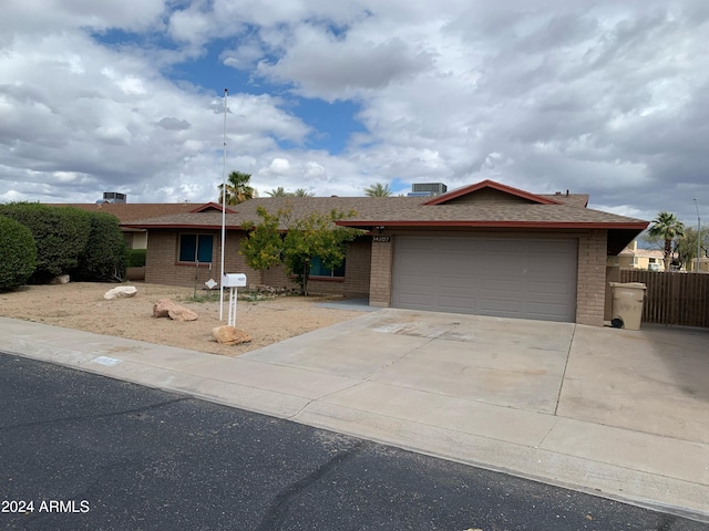 ranch-style house with a garage