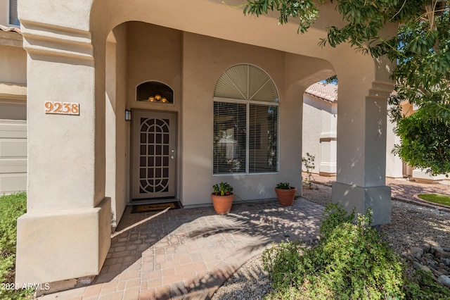 view of entrance to property