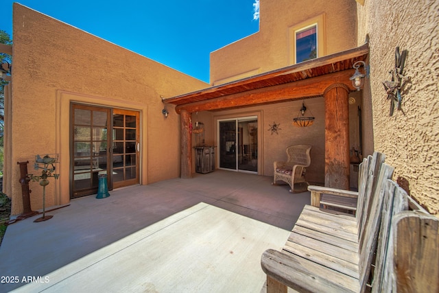 view of patio / terrace with french doors