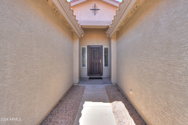 view of property entrance