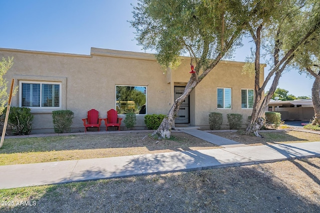 view of pueblo-style house