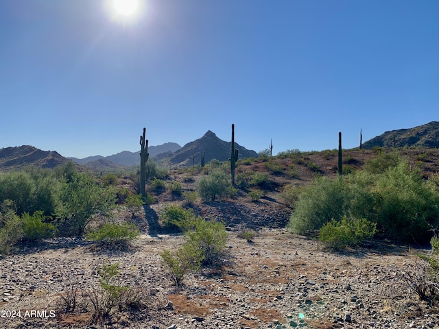 view of mountain feature