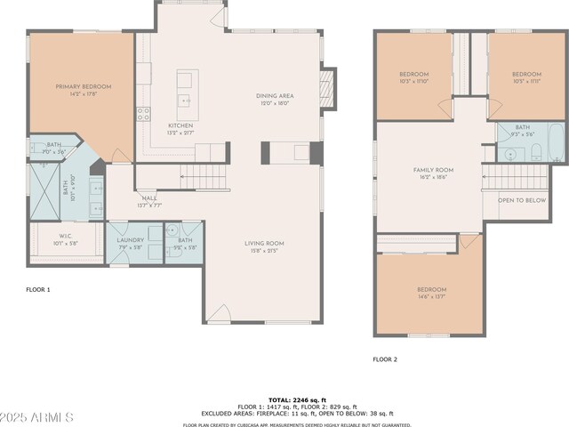 19203 N 39th Way, Phoenix, AZ 85050 - floor plan