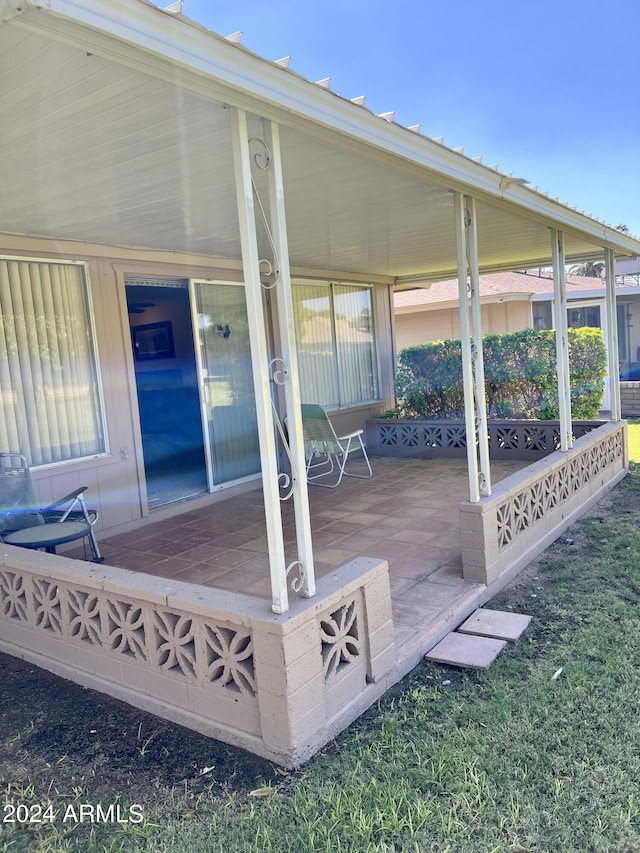 view of patio
