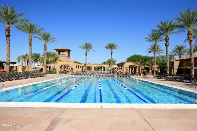 community pool featuring a patio