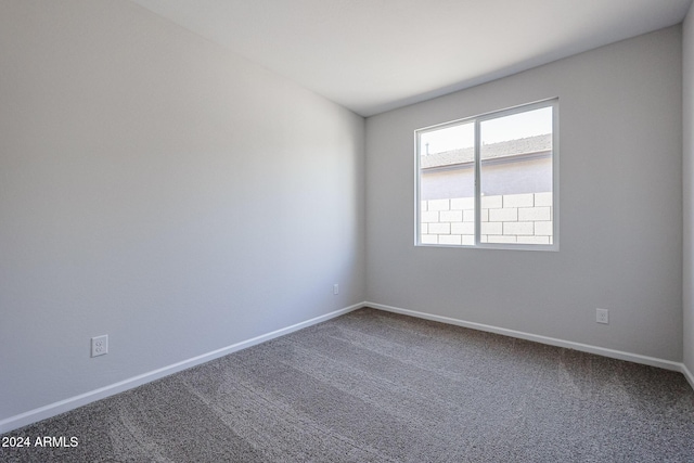 unfurnished room featuring carpet floors