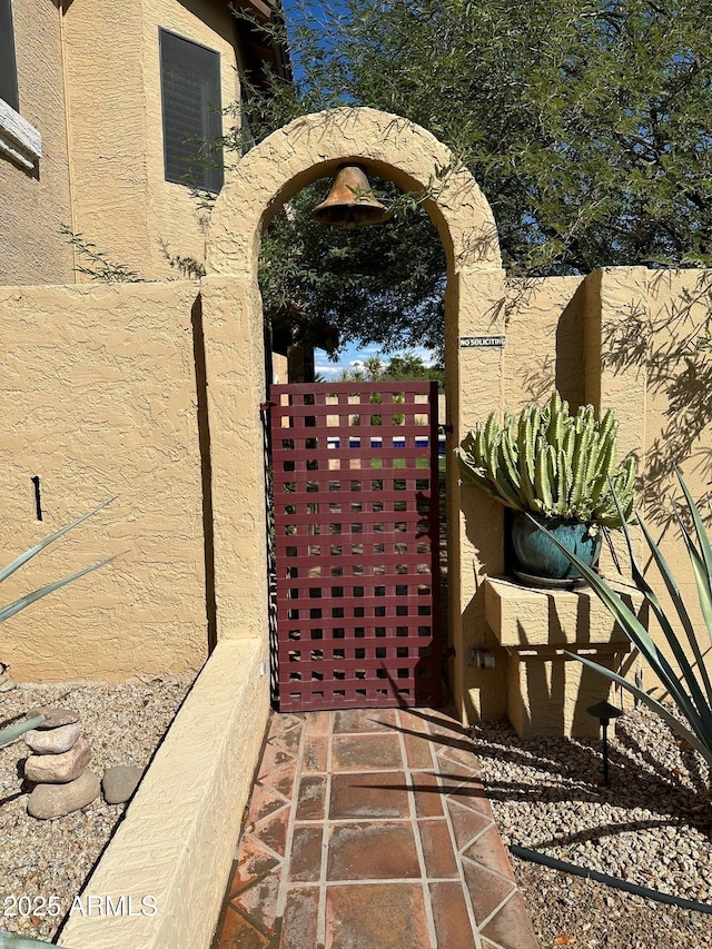 view of patio / terrace with fence