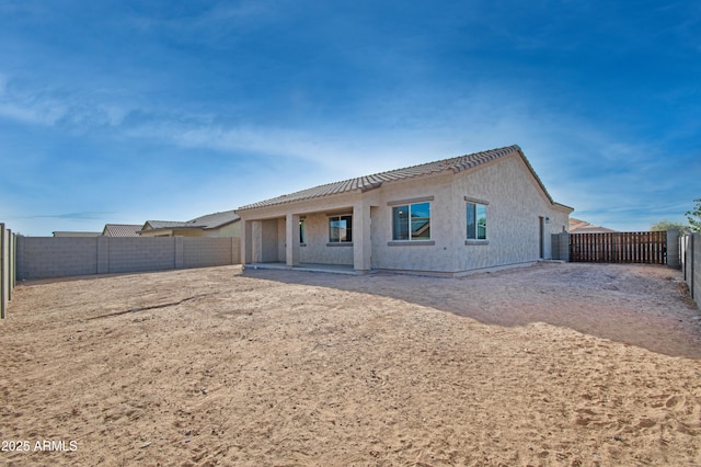 view of rear view of house