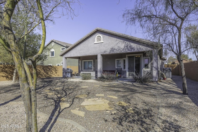 view of rear view of house