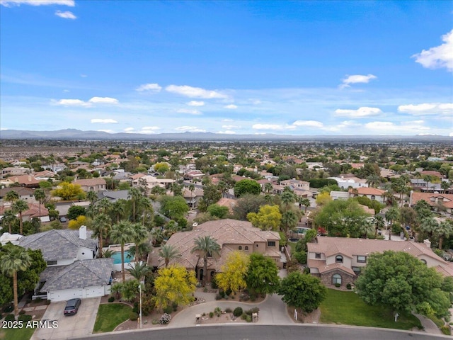 11821 S Tuzigoot Ct, Phoenix, AZ 85044 - bird's eye view featuring a residential view and a mountain view