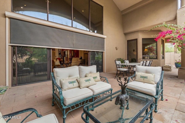 11821 S Tuzigoot Ct, Phoenix, AZ 85044 - view of patio / terrace with outdoor dining space and an outdoor living space