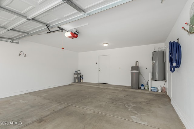 3910 W Goldmine Mountain Dr, San Tan Valley, AZ 85144 - garage with electric water heater and a garage door opener
