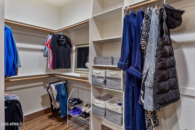 2380 W Narrow Leaf Ln, Show Low, AZ 85901 - spacious closet with wood finished floors