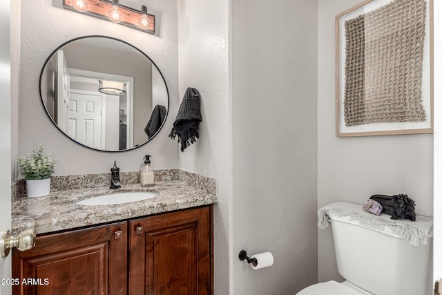 5110 E Mark Ln, Cave Creek, AZ 85331 - half bathroom featuring toilet and vanity
