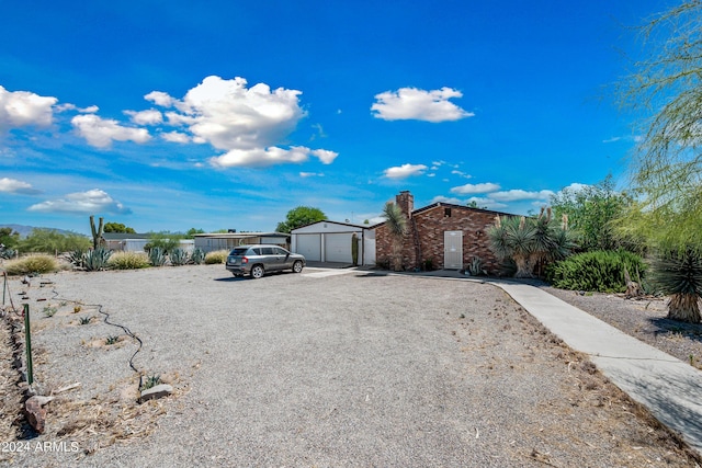 view of home's exterior featuring a garage