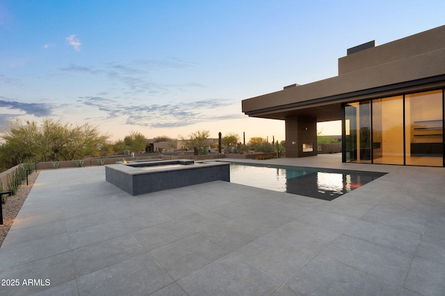 10354 E Celestial Dr, Scottsdale, AZ 85262 - view of pool featuring a patio area and a pool with connected hot tub