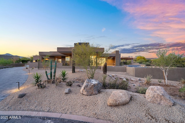 10354 E Celestial Dr, Scottsdale, AZ 85262 - adobe home with a fenced front yard and stucco siding