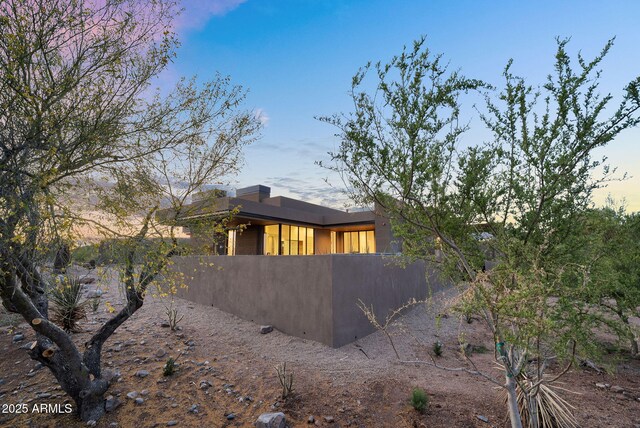 10354 E Celestial Dr, Scottsdale, AZ 85262 - view of side of property featuring stucco siding