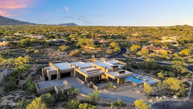 10354 E Celestial Dr, Scottsdale, AZ 85262 - view from above of property featuring mountains
