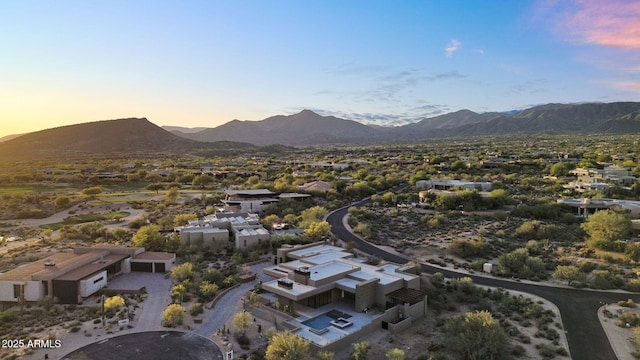 10354 E Celestial Dr, Scottsdale, AZ 85262 - aerial perspective of suburban area with mountains
