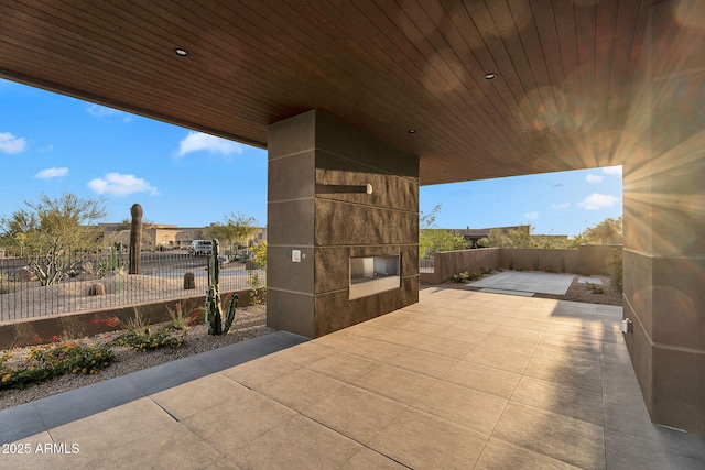 10354 E Celestial Dr, Scottsdale, AZ 85262 - view of patio featuring a fenced backyard